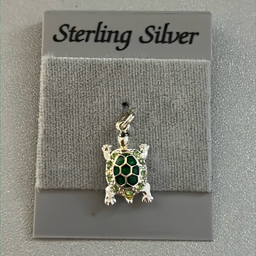 Sterling Silver Turtle Charm